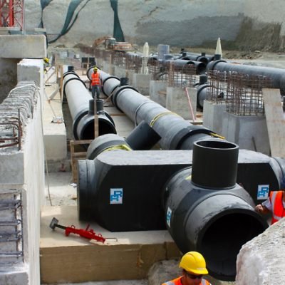 Oil Fired Power Station Cooling Water Manifolds Malta