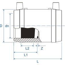 Friatec Coupler UB SDR9 PN20 Blk Ill