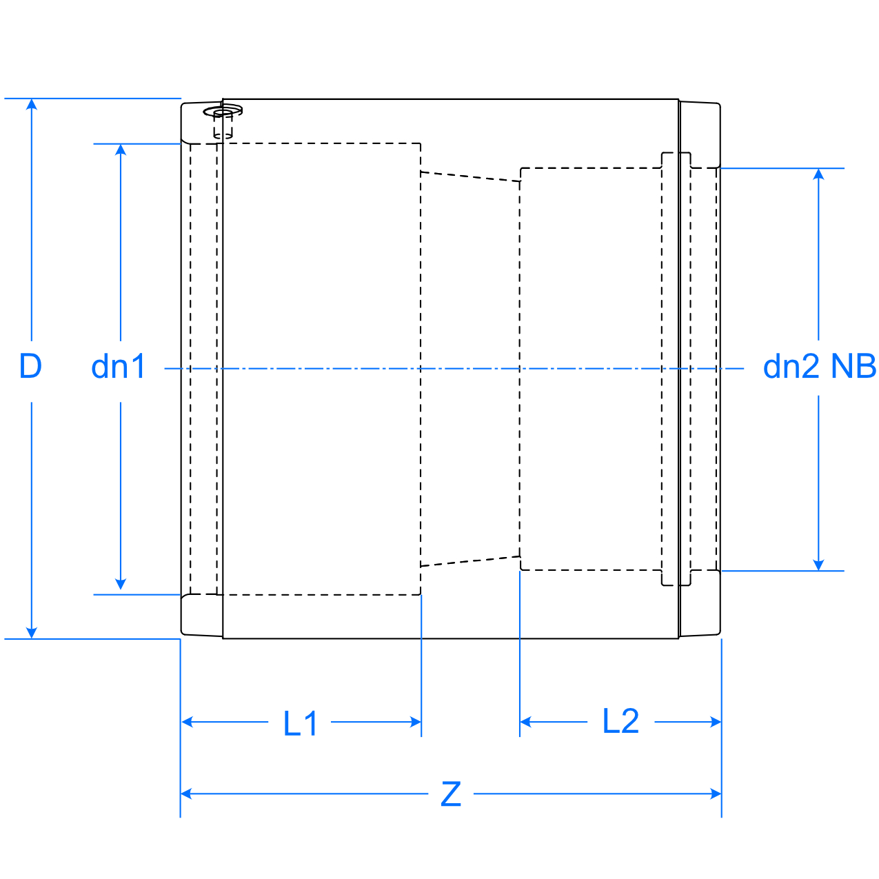 Transition Coupler PE PVC AMKG Ill