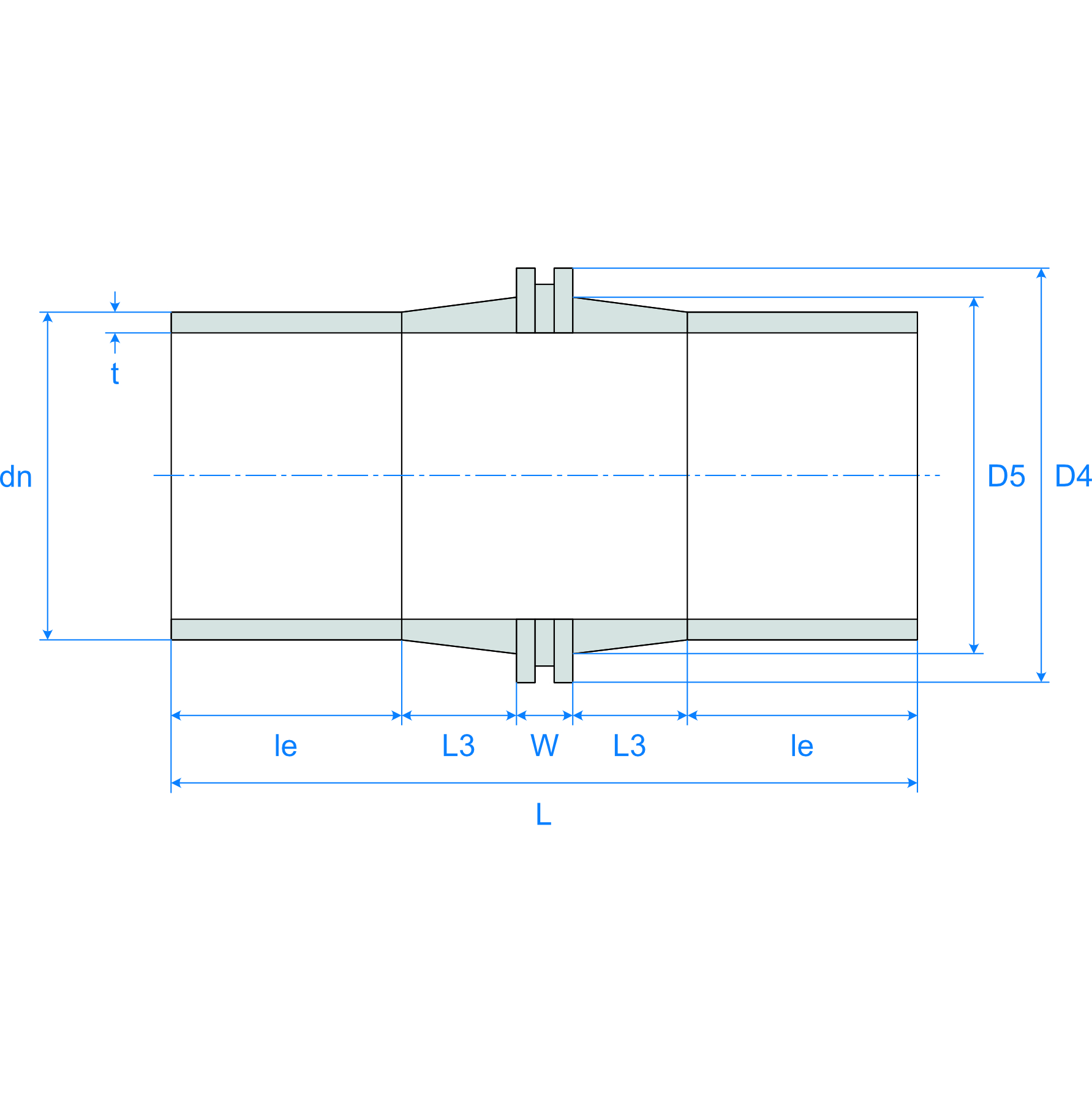 Mill Pro Puddle Flange LS Blk Ill