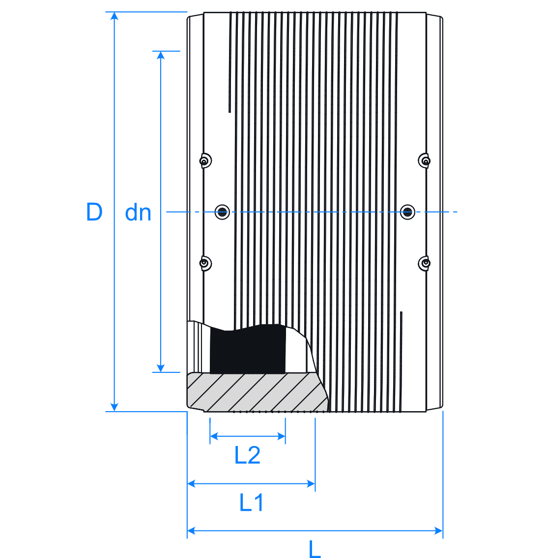 Friatec Coupler UB SDR74 PN25 Blk Ill