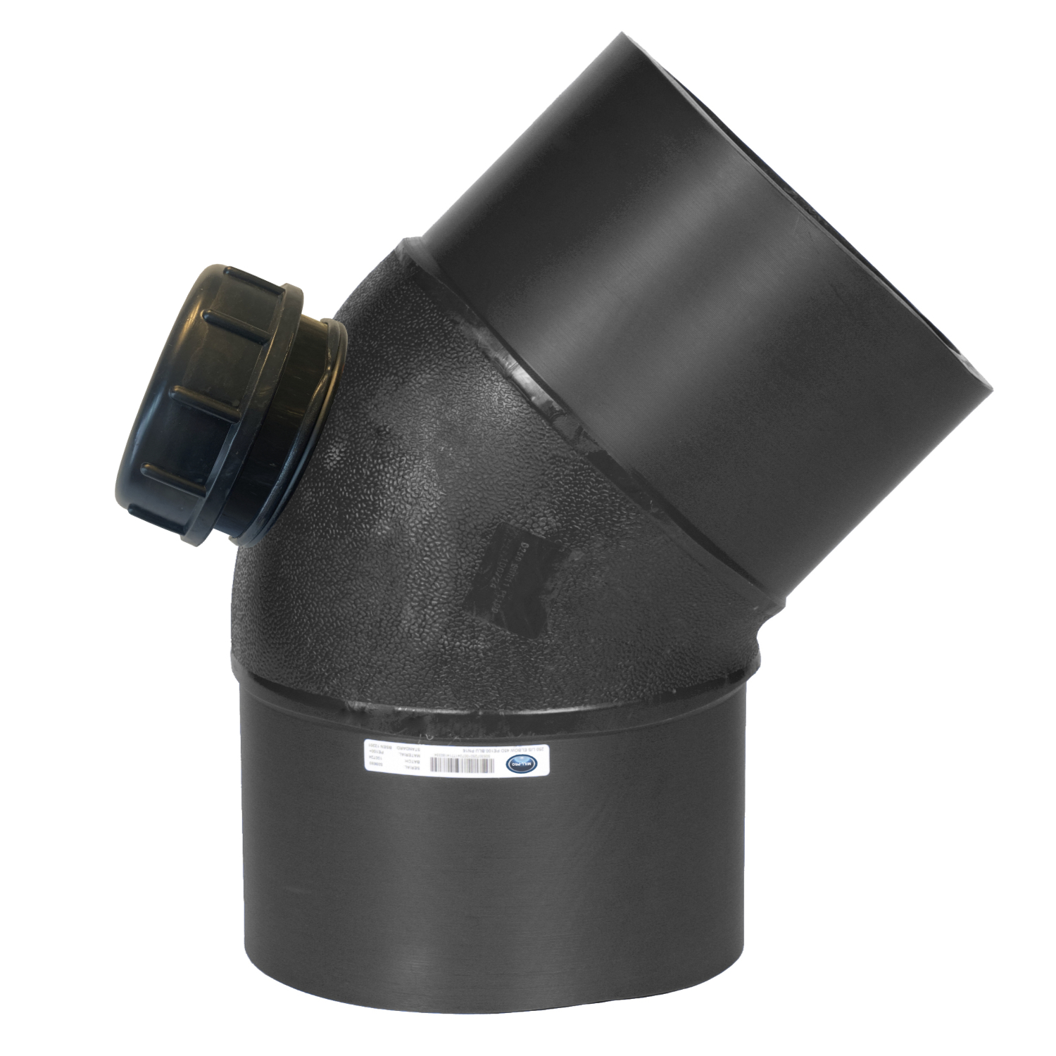 Cleaning Elbow Mld 45 LS Blk