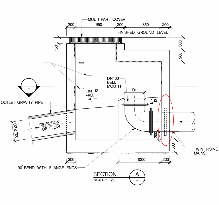 Rising Main Discharge DI Fittings