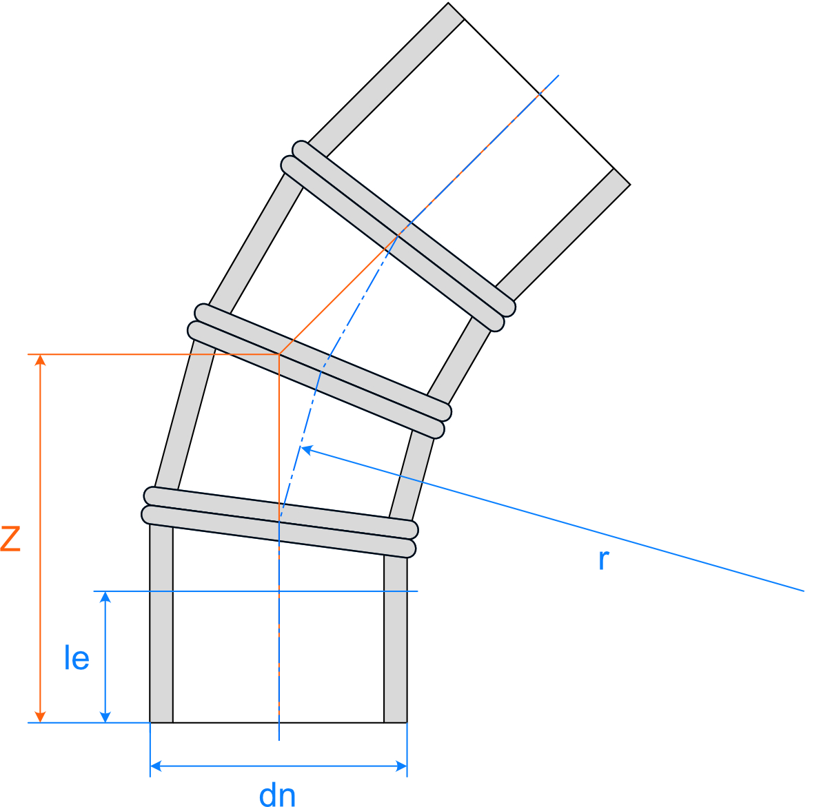 Mill Pro Bend Fab 45 LS Blu Ill