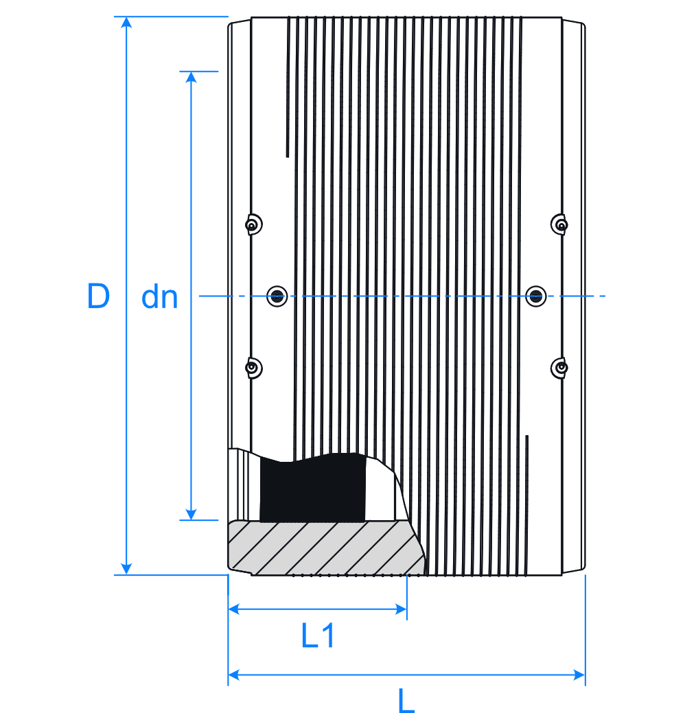 Friatec Coupler AMI SDR17 PN6.9 Blk Ill