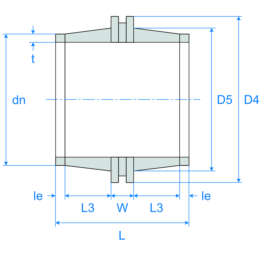 Mill Pro Puddle Flange BF Blk Ill