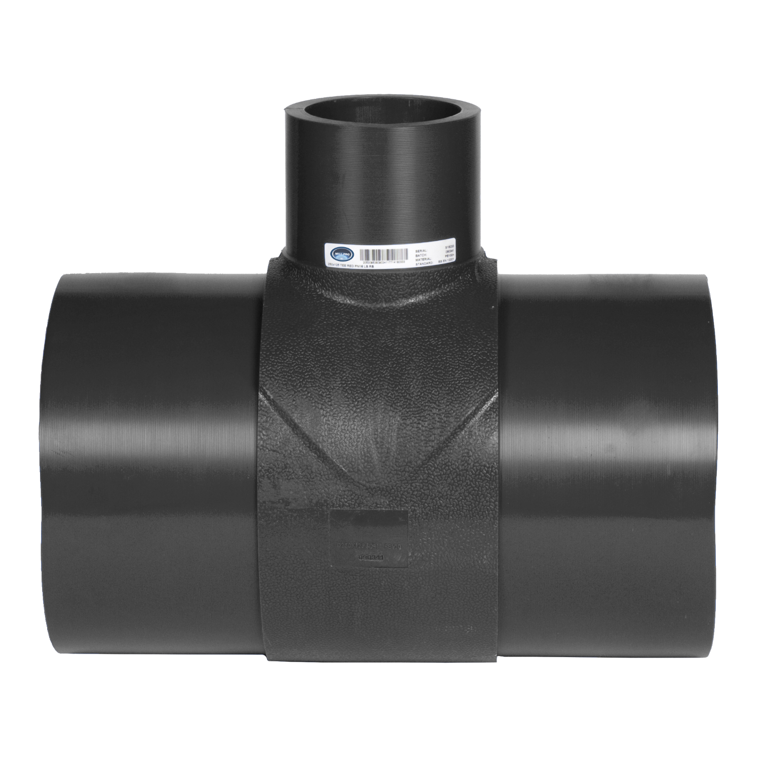 Mill Pro Tee Red Mld LS Blk